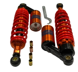 Амортизатори (пара) Delta 330mm, газомасляні (помаранчеві + павутина) KOMATCU (mod.A)