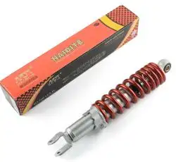 Амортизатор GY6, DIO, LEAD 280mm, регульований (червоний) NDT