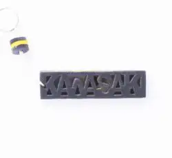 Брелок каучук (серо-желтый) KAWASAKI AS