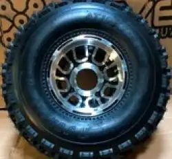 Диск колеса ATV 19*7-8 (алюмінієвий) (з гумою) FLD