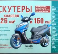 Інструкція скутери китайські 125/150cc (№15) (120стор) VDK-2