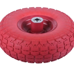 Диск 3.50 -4 TL (безкамерний, d-16мм вісь) (пінополіуретан, червоний) AMG