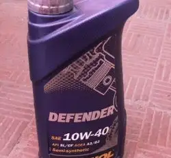 Олія 4T, 1л (SAE 10W-40, Defender) MANNOL VDKI