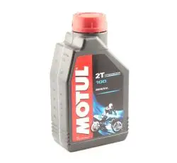 Олія 2T, 1л (мінеральна, 100, API TC) MOTUL (#104024)