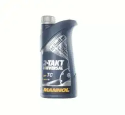 Олія 2T, 1л (мінеральна, 2-Takt Universal API TC) MANNOL