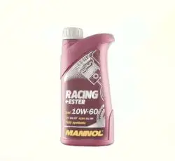 Олія 4T, 1л (SAE 10W-60, синтетика, Racing + Ester 10W-60 API SN/SM/CF) MANNOL