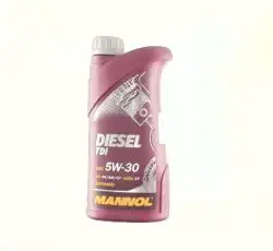Олія автомобільна, 1л (SAE 5W-30, Diesel TDI 5W-30 API SN/SM/CF) MANNOL