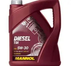 Олія автомобільна, 5л (SAE 5W-30, Diesel TDI 5W-30 API SN/SM/CF) MANNOL