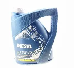 Олія автомобільна, 5л (SAE 15W-40, мінеральна, Diesel API CG-4/CF-4/CF/SL) MANNOL
