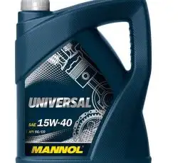 Олія автомобільна, 5л (SAE 15W-40, мінеральна, Universal API SG/CD) MANNOL