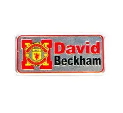 Наклейка DAVID BECKHAM (16х5см)