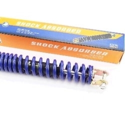 Амортизатор GY6, DIO, LEAD 280mm, стандартний (синій) KOMATCU