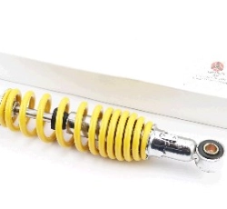Амортизатор GY6, DIO ZX 240mm, регульований (жовтий) KOMATCU