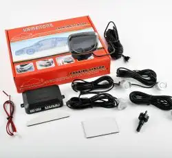 Парктроник mod:LH-813B (датчики серебристые 4шт, LCD, штурман, монтажный комплект) KAMEILONG