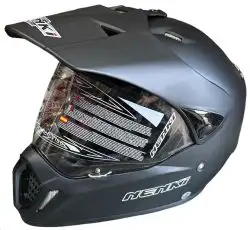 Шолом кросовий (mod:NENKI MX-310, чорний мат, розмір М) VDK