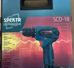 Шуруповерт акумуляторний Спектр 18В SCD-18 СВЕТ