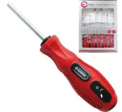 набор отверток 6 ед. (SL3*75, SL5*100, SL6*125, PH0*75, PH1*100, PH2*125), CrV, Ergo-design